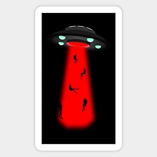 Invaders alien abduction Magnet